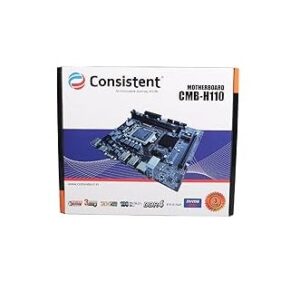 consistent h610 ddr4 matx motherboard | supports 12th gen intel core, ddr4 64gb, lga 1200